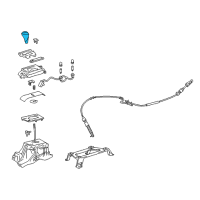 OEM 2015 Lexus ES350 Knob Sub-Assembly, Shift Diagram - 33504-30352-25