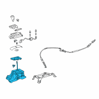 OEM 2015 Lexus GS350 Lever Assy, Shift, Lower Diagram - 33560-33330