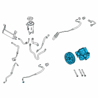 OEM Ford F-250 Super Duty Power Steering Pump Diagram - BC3Z-3A696-A