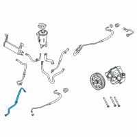 OEM 2015 Ford F-350 Super Duty Lower Return Line Diagram - EC3Z-3A713-A