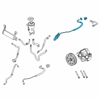 OEM 2012 Ford F-350 Super Duty Pressure Tube Diagram - BC3Z-3A717-J