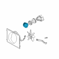 OEM Toyota Tundra Fan Clutch Diagram - 08921-04950