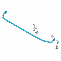 OEM BMW X1 Stabilizer, Rear Diagram - 33-55-6-789-901
