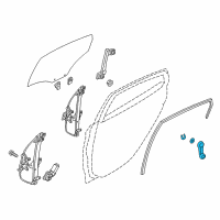 OEM 2012 Hyundai Accent Handle Assembly-Door Window Regulator Diagram - 82630-22001-RY