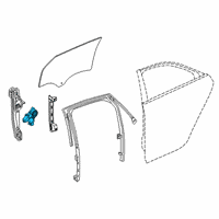 OEM 2020 Cadillac CT6 Window Motor Diagram - 84142415