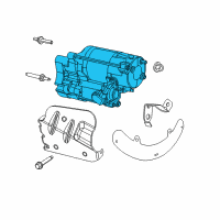 OEM 2013 Dodge Challenger Starter Motor Diagram - 68066177AB