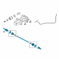 OEM 2019 Ford EcoSport Axle Assembly Diagram - CN1Z-4K138-C