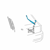 OEM 2001 Toyota Celica Wiper Arm Diagram - 85241-20120