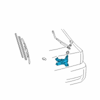 OEM 2000 Toyota Celica Rear Motor Diagram - 85130-20780