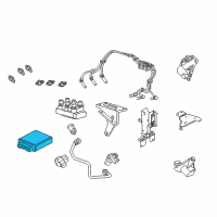 OEM 2006 Ford Mustang EEC Module Diagram - 6R3Z-12A650-BBRM