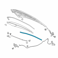 OEM 2017 Chevrolet Cruze Rear Weatherstrip Diagram - 84057215