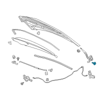 OEM Chevrolet Impala Bracket Bolt Diagram - 11519388