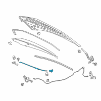 OEM 2016 Chevrolet Cruze Support Rod Diagram - 84115309