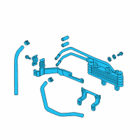 OEM 2016 Acura RDX Cooler Assembly (Atf) Diagram - 25500-R8B-003