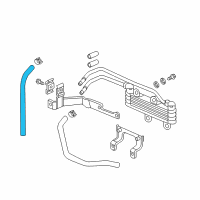 OEM Acura RDX Hose (305MM) (ATF) Diagram - 25214-RWC-007