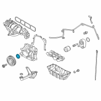 OEM 2015 Ford Fiesta Oil Seal Diagram - BE8Z-6700-B