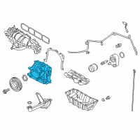 OEM 2013 Ford Fusion Oil Pump Diagram - BM5Z-6600-A