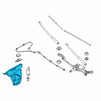 OEM 2019 BMW M760i xDrive Washer Fluid Reservoir Diagram - 61-66-8-491-830