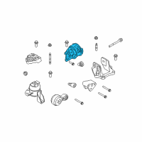 OEM Ford Fusion Transmission Mount Diagram - 9E5Z-6038-G