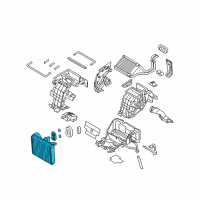 OEM 2016 Hyundai Equus Core Assembly-Evaporator Diagram - 97140-3M000