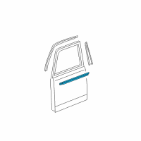 OEM Scion Belt Weatherstrip Diagram - 68210-52040