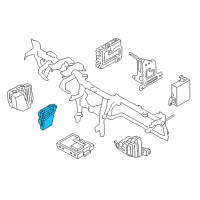 OEM 2010 Hyundai Genesis Unit Assembly-Pdm Diagram - 95460-3M100