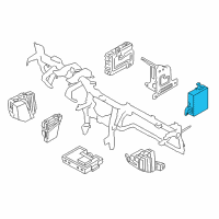 OEM 2014 Hyundai Genesis Unit Assembly-Tilt & Tele Diagram - 95450-3M152