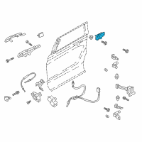 OEM 2019 Ford Expedition Handle, Inside Diagram - JL1Z-7822600-BC