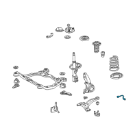 OEM 1998 Lexus ES300 Wire, Absorber Control, Front Diagram - 89244-33030