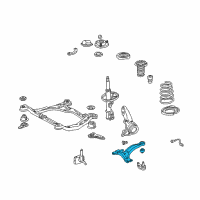 OEM 1997 Toyota Avalon Lower Control Arm Diagram - 48068-33031