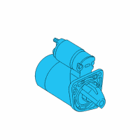 OEM 2010 Hyundai Accent Starter Assembly Diagram - 36100-22860