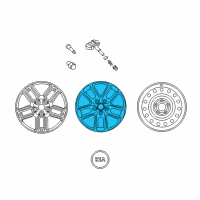 OEM 2015 Kia Optima Wheel Assembly-Aluminum Diagram - 529104U450