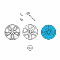 OEM 2014 Kia Optima Spare Tire Hardware Kit, Tire Sold Separately Diagram - 4CF40AC950