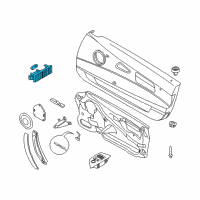 OEM BMW Z4 Interior Light Diagram - 63-31-6-962-009