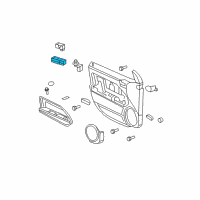 OEM 2010 Jeep Compass Switch-Window And Door Lock Diagram - 56040691AD