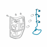 OEM 2019 Ford Ranger Socket & Wire Diagram - KB3Z-13410-C