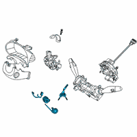 OEM Kia Soul Steering Key Sub Set Diagram - 81900M7D00