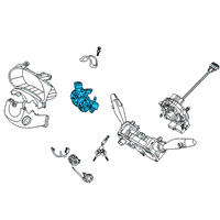 OEM 2020 Kia Forte Ignition Lock Cylinder Diagram - 81910M7100