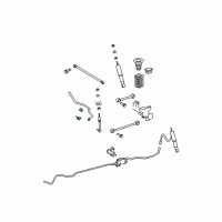 OEM Lexus Cover, Rear Stabilizer Bracket Diagram - 48823-35060