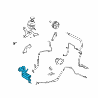 OEM 2004 Lexus RX330 Cooler Sub-Assy, Power Steering Oil, NO.1 Diagram - 44402-48041