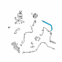 OEM 2004 Lexus RX330 Oil Reservoir To Pump Hose, No.1 Diagram - 44348-0E010