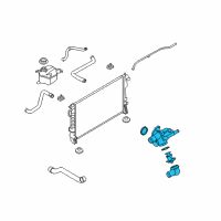 OEM Lincoln MKX Housing Assembly Diagram - 7T4Z-8A586-B