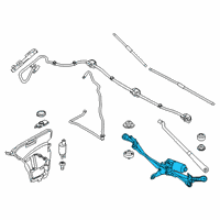 OEM BMW LINKAGE FOR WIPER SYSTEM WIT Diagram - 61-61-9-851-356