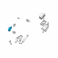 OEM 1996 Nissan Pathfinder Duct Assembly-Air, Lower Diagram - 16575-0W002