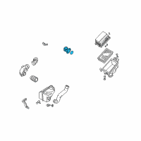 OEM 1998 Nissan Pathfinder Mass Air Flow Sensor Diagram - 22680-5J000