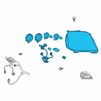 OEM GMC Terrain Composite Assembly Diagram - 84791975