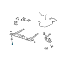 OEM 2002 Acura CL Bolt, Flange (14X125) Diagram - 90161-S84-A00