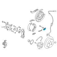 OEM 2014 Hyundai Tucson Plate-Shoe Guide Diagram - 58267-4D000