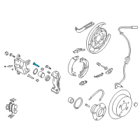 OEM 2020 Kia Niro EV Rod-Guide(A) Diagram - 582211H000