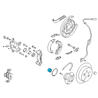 OEM 2012 Hyundai Tucson Front Wheel Bearing (42X76X39) Diagram - 51720-2J001